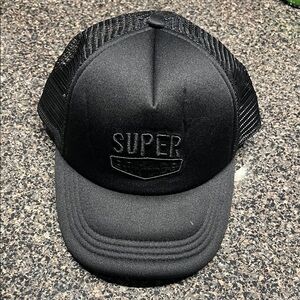 Superdry Black Mesh Cap